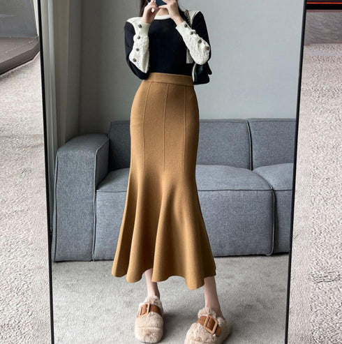 Winter Knitted Mermaid Skirts